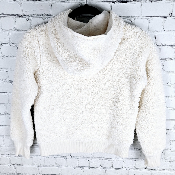 ATHLETA GIRL | plush full zip teddy sweater hoodie - Picture 4 of 8